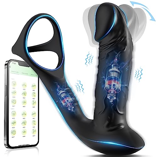 Vickande Anal Dildo Massager - Vibration & Cock Ring