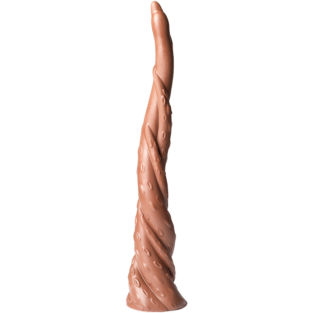16 Inch Monster Spiral Design Super Long Dildo med Sugbas