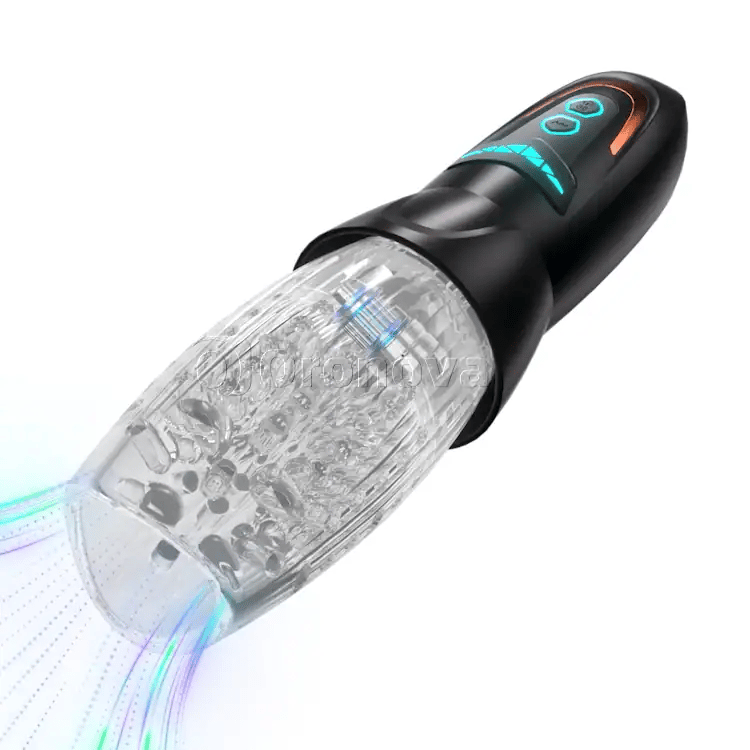 Automatisk masturbator med vibration och rotation