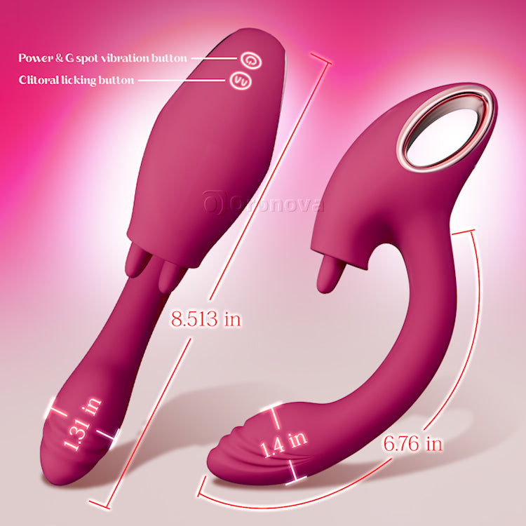 Twin Licking G-punktsvibrator