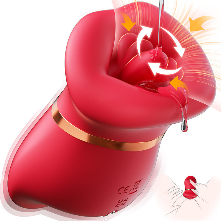 3-i-1 munvibrator – sug, slickning och vibration