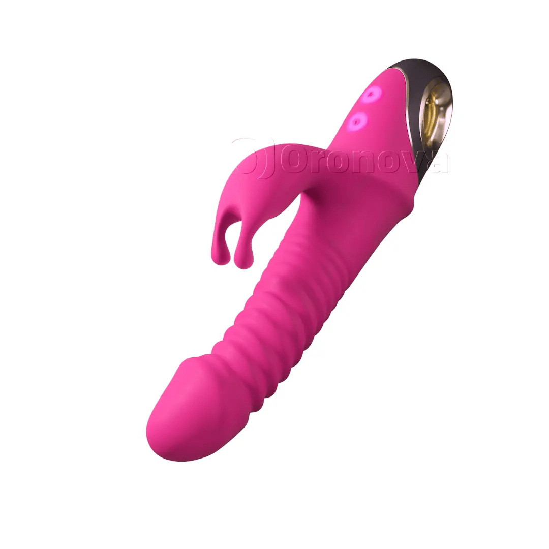 3-i-1-vibrator med stötar och rotation i 9 lägen. Oändliga möjligheter.