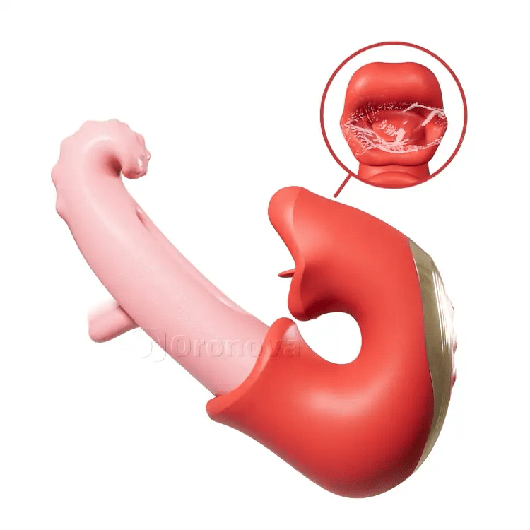 Flapping klitorisvibrator – slickande och retande funktioner, vattentät