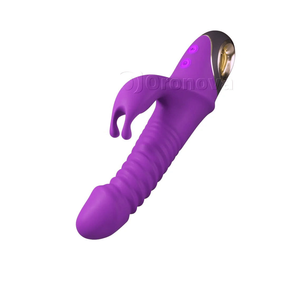 3-i-1 penetrerande kaninvibrator med 9 vibrationslägen