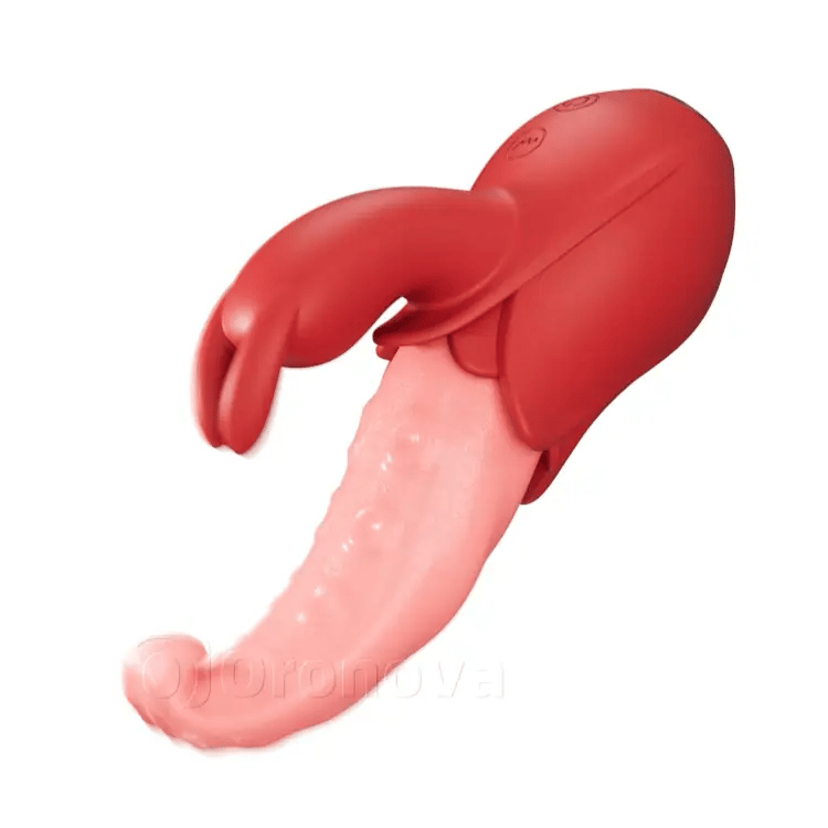 Tungvibrator 10 lägen, dubbel punktstimulering, tyst design