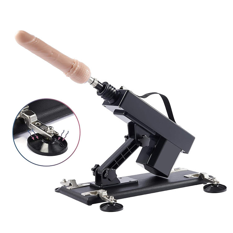 Kraftfull dildo-pumpmaskin set med justerbara funktioner