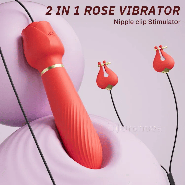 Mini klitoris- och bröstvårtevibrator