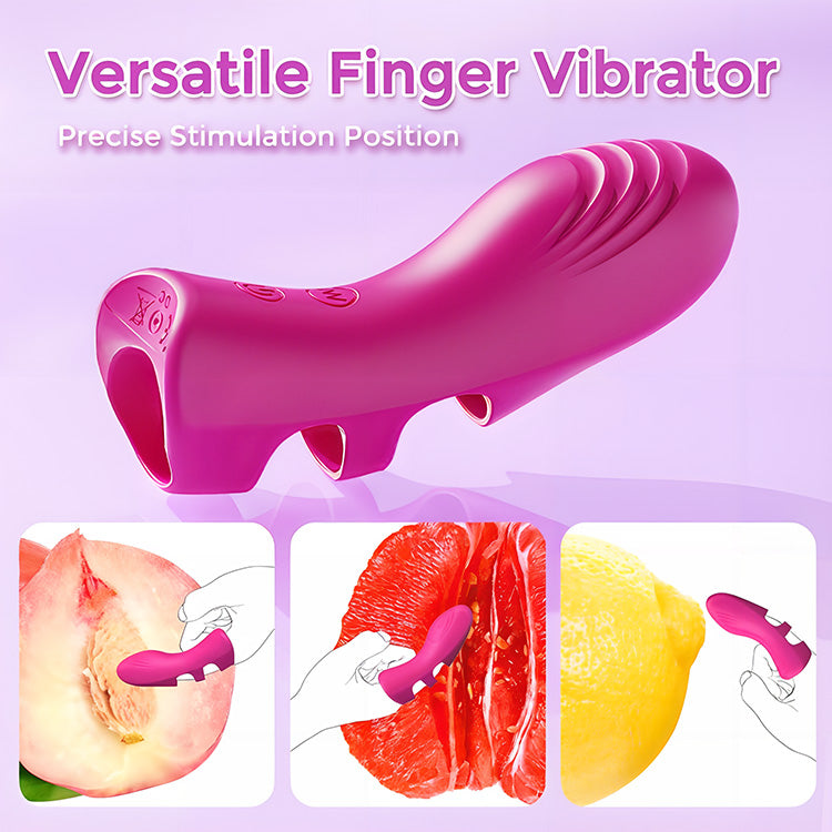 Tyst mångsidig finger vibrator