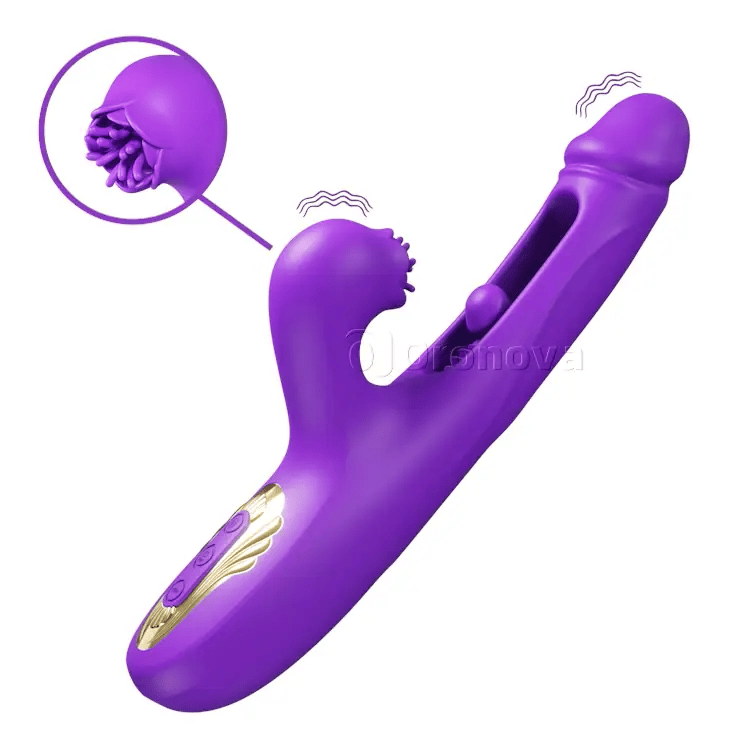Push-pull vibrator, reta klitoris, trippel stimulans