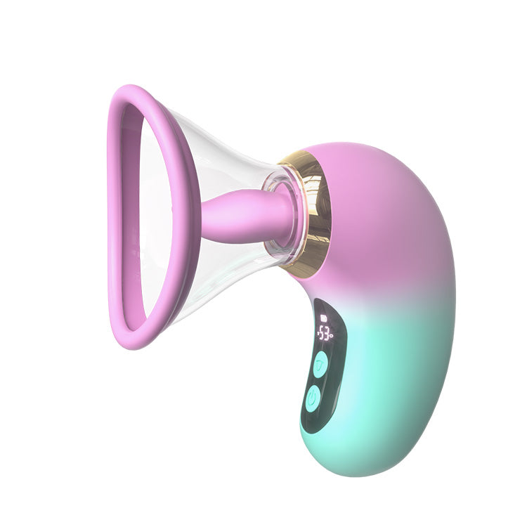 5-i-1 Sugande Vibrator med LCD-display