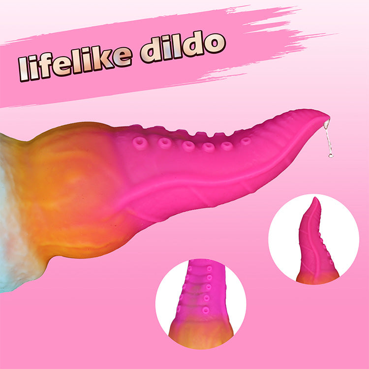 Realistisk bläckfisktentakel-dildo med livlik textur