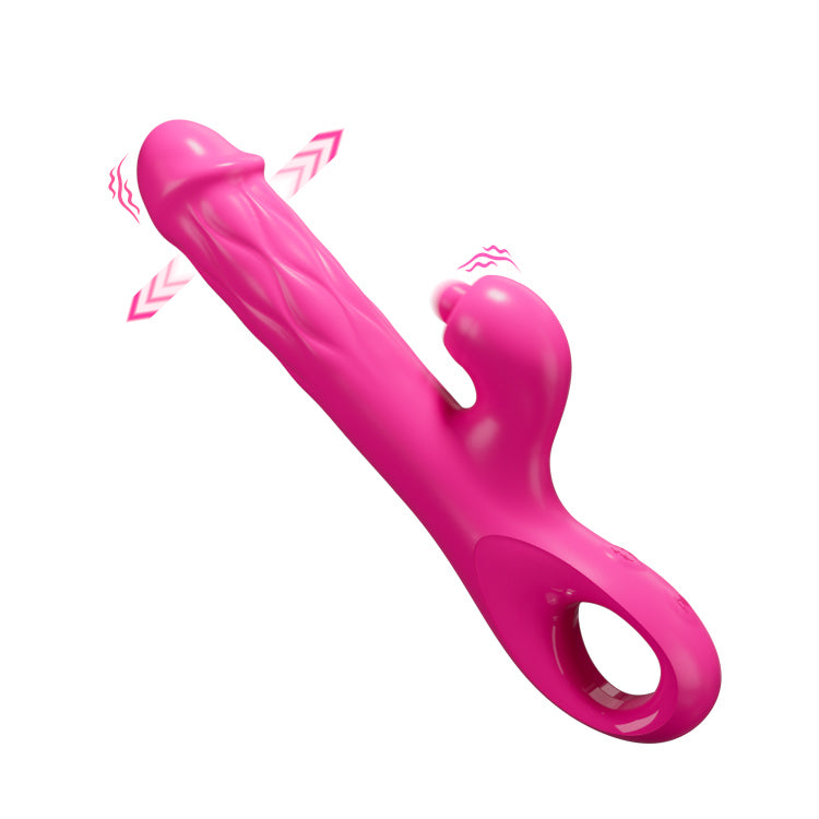 3-i-1 Stötande och Utvidgande Vibrator – G-punkts- och Klitorisstimulans