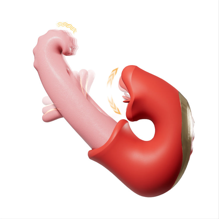 Flapping klitorisvibrator – slickande och retande funktioner, vattentät