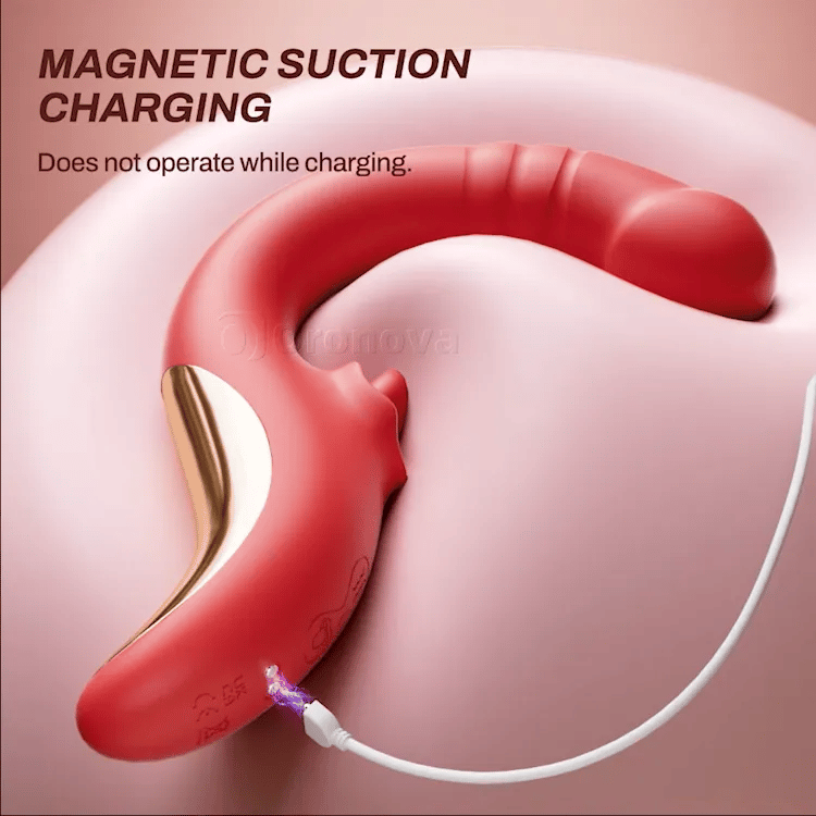 Licking G-punktsvibrator - Stötande och vibrerande