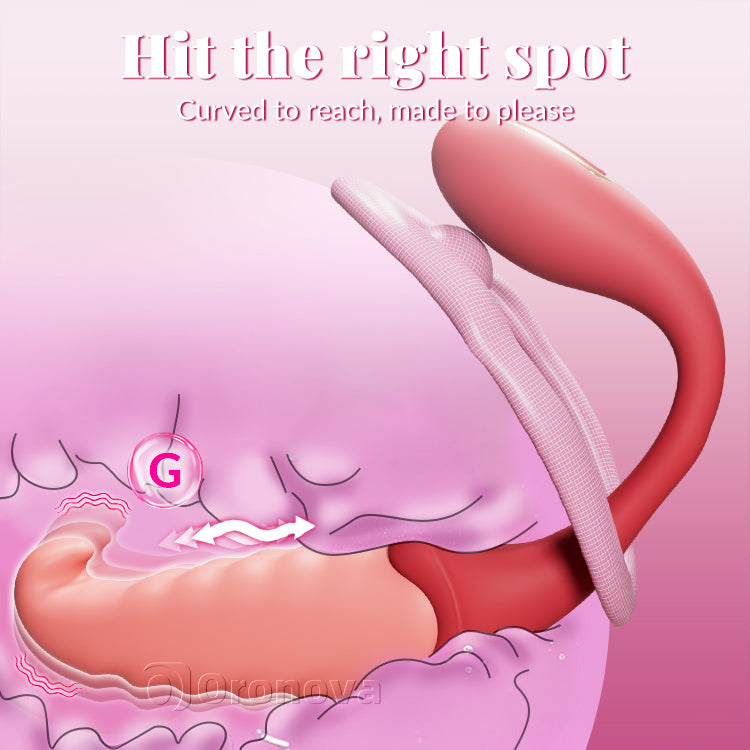 G-Spot Vibrator, pulserande, stimulerar C-punkten, fjärrkontroll