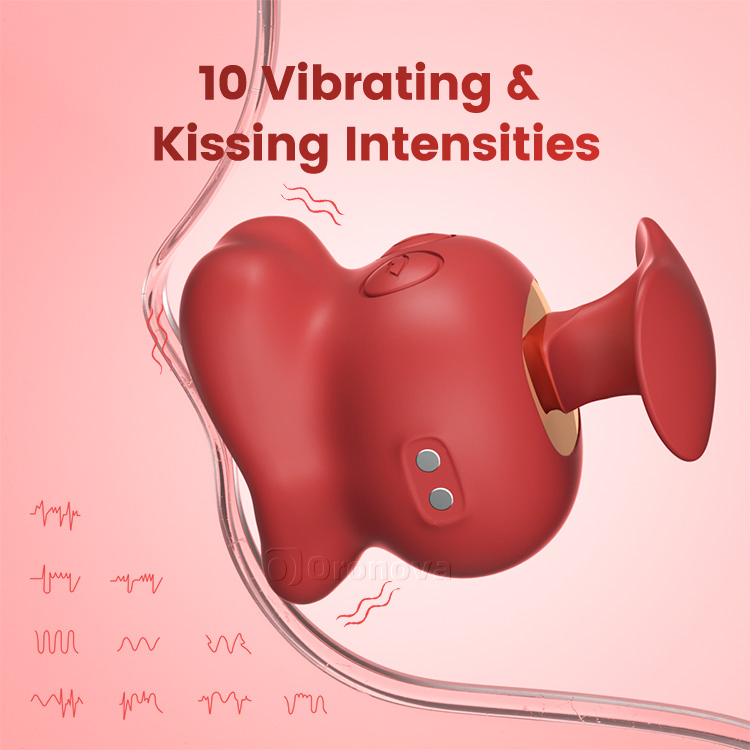 Finger Grip Vibrator - 10 Kyssande & Vibrerande