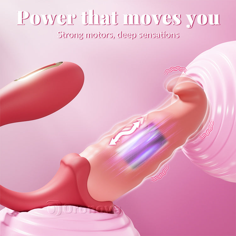 G-Spot Vibrator, pulserande, stimulerar C-punkten, fjärrkontroll