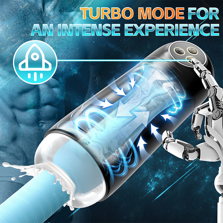 Automatisk manlig masturbator – 9 sug- och vibrationslägen med virvelfunktion