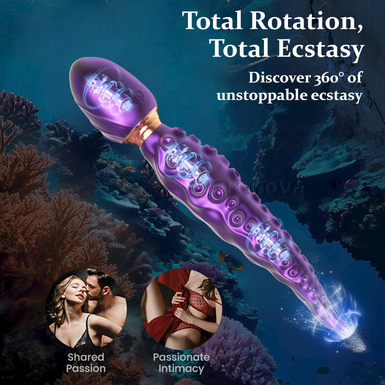 Octopus Tentacle Vibrator – Idealisk för G-punkts- och bröstvårtestimulering