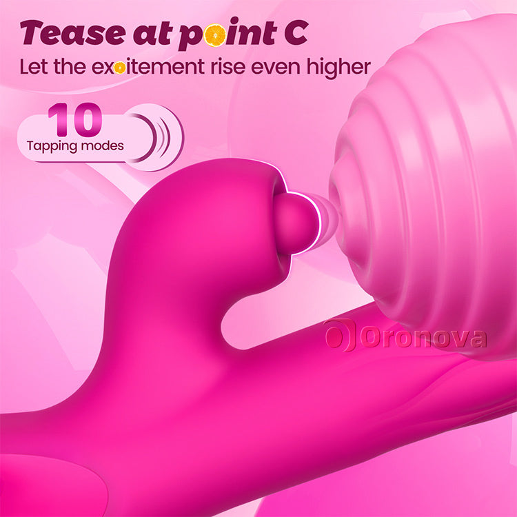 3-i-1 Stötande och Utvidgande Vibrator – G-punkts- och Klitorisstimulans