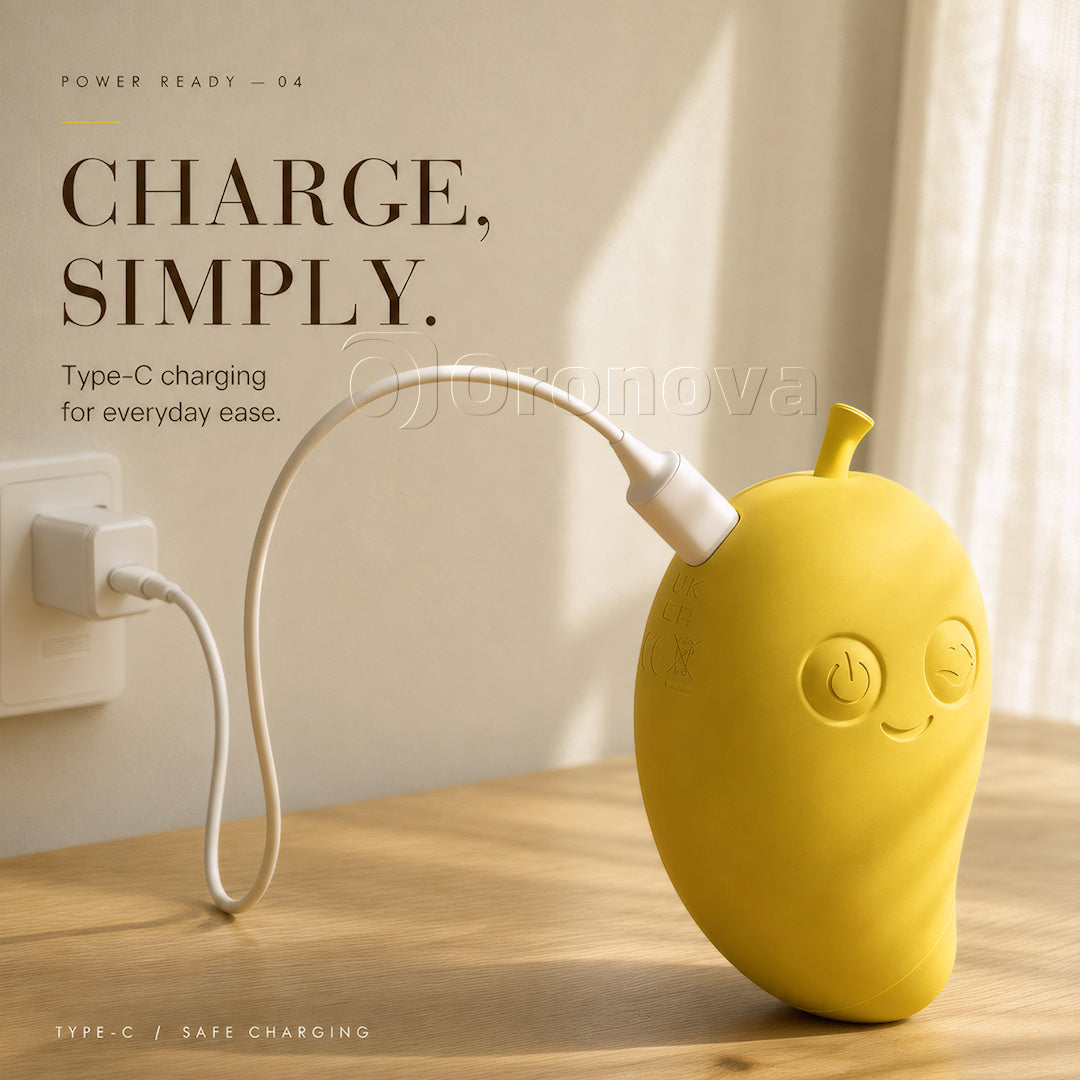 Mango- och bananformad Bluetooth-vibrator med dubbla funktioner för sugning och knackning, 2-i-1