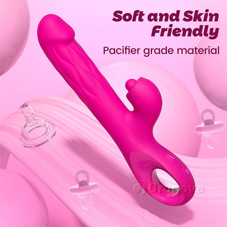 3-i-1 Stötande och Utvidgande Vibrator – G-punkts- och Klitorisstimulans