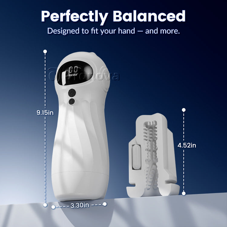 Automatisk manlig masturbator - sugande vibrationer & APP-fjärrkontroll