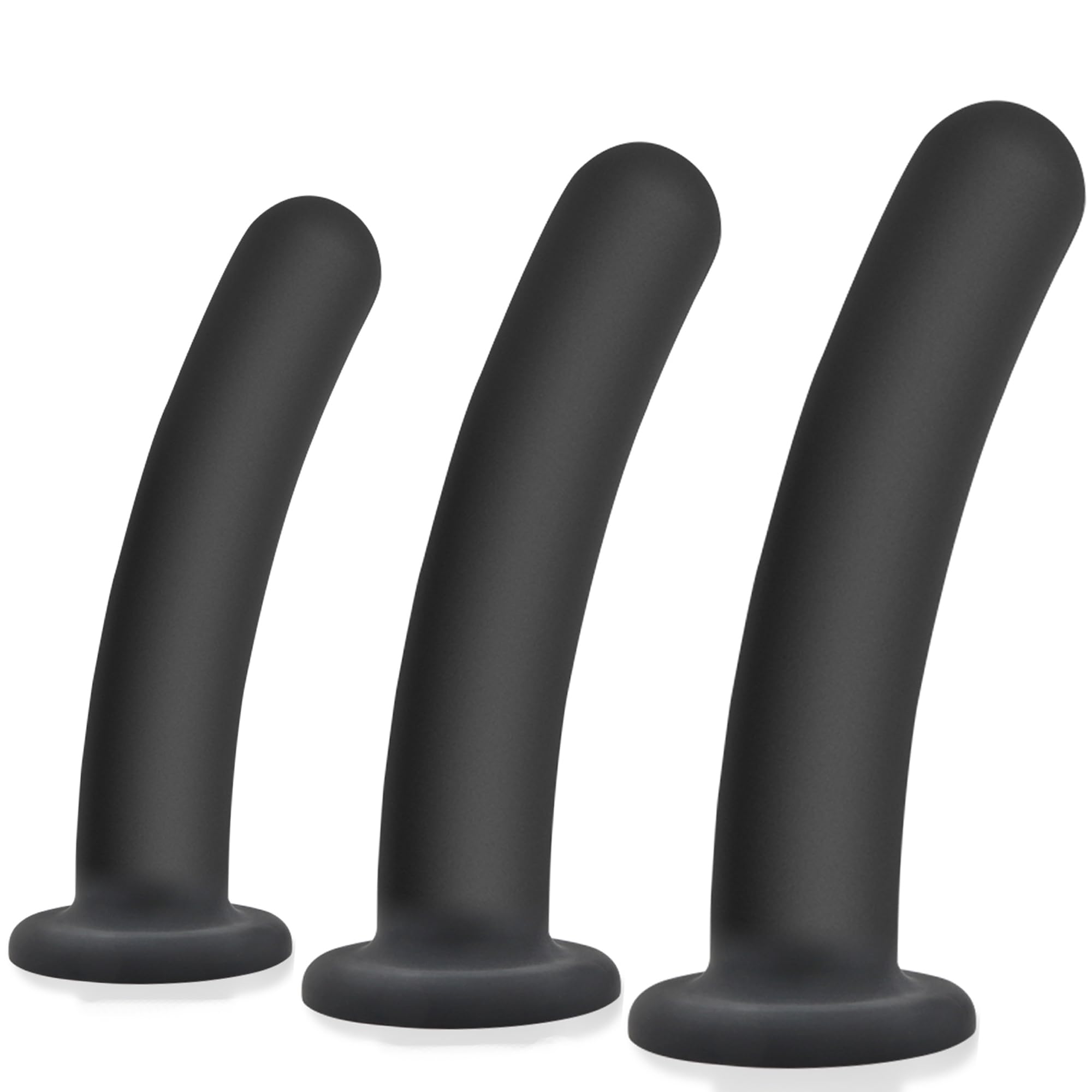 Silikon analpluggset med sugkopp för prostata- och G-punktslek