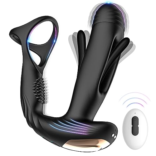 Flapping Anal Dildo Massager - Vibration & Kukring