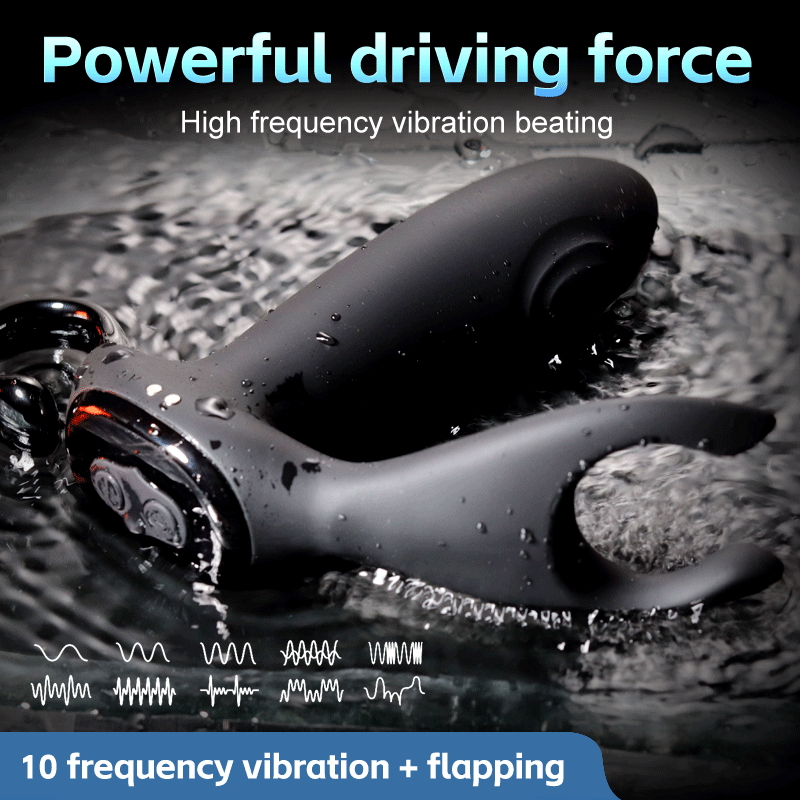 Tapping Prostate Massager - Vibrerande & krokig