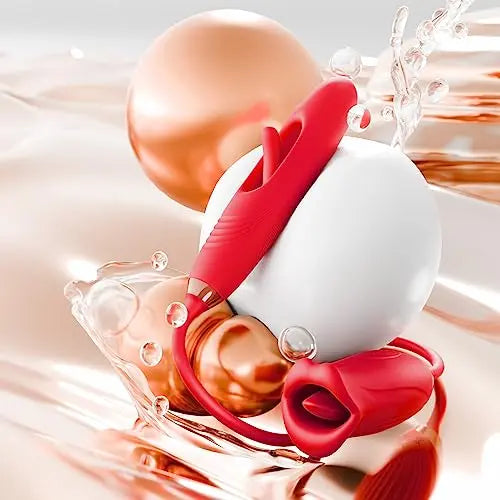G Spot Flapping Vibrator med Kyssfunktion & Vibrerande Tunga
