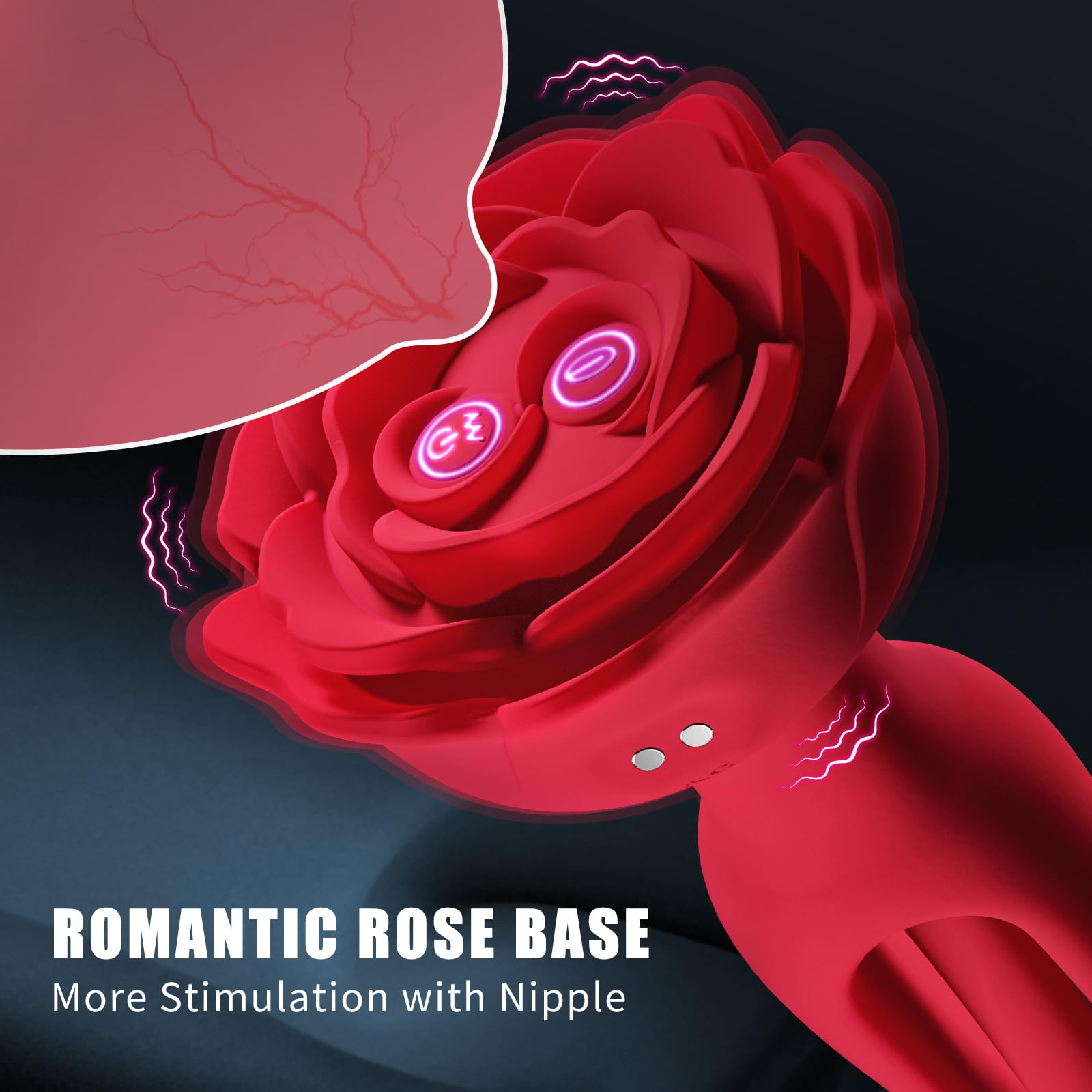 Rosebud Anal Vibrator - Fladdrande & Fjärrstyrd